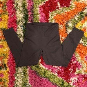 Gray workout gym leggings, S M